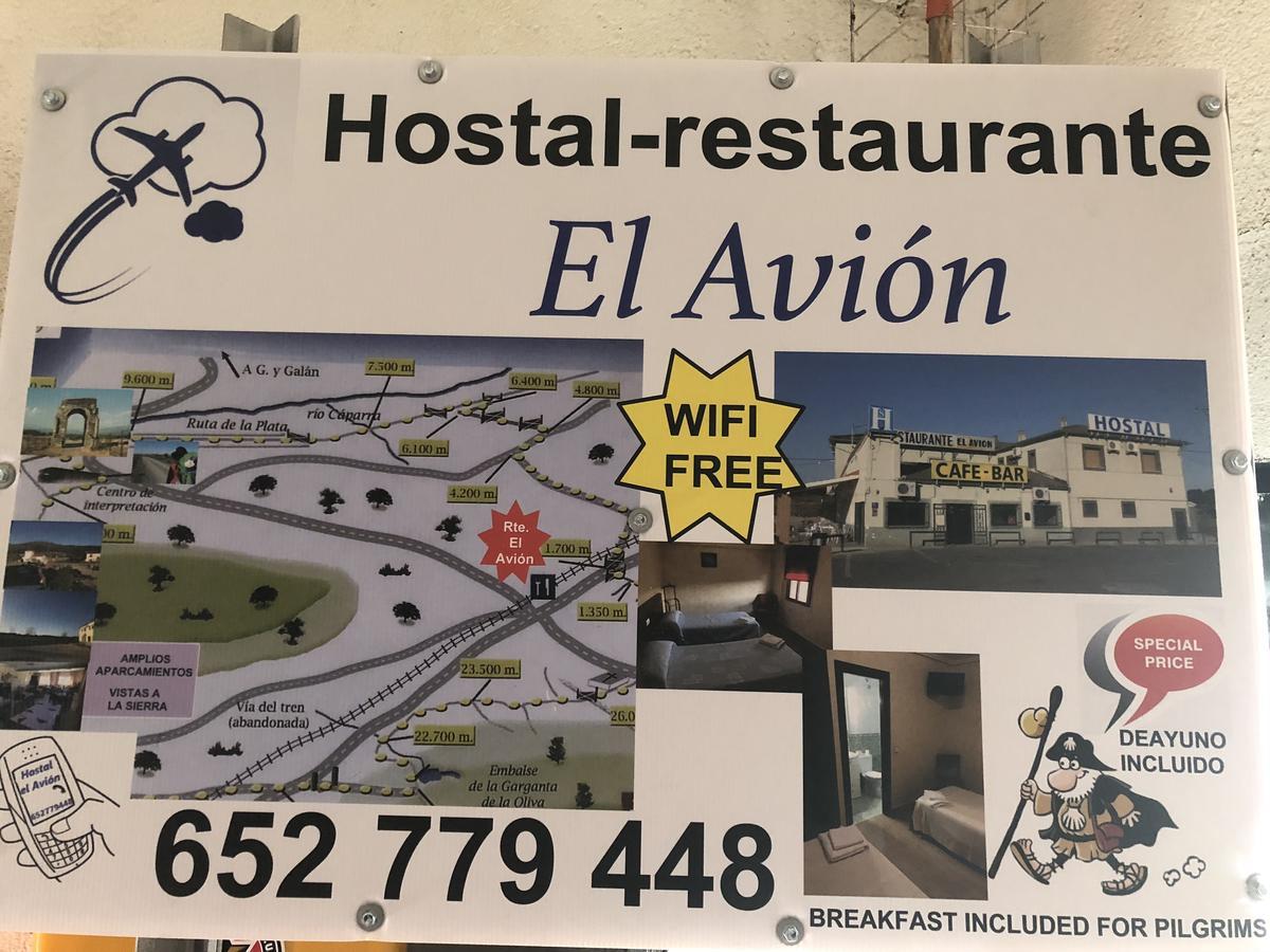 Hostal Restaurante El Avion S,L Villar de Plasencia Exterior foto